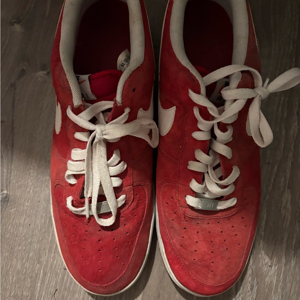 Nike red velvet air forces
